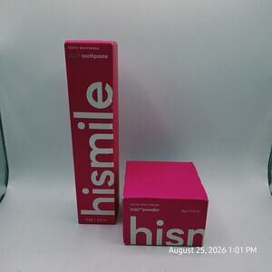 Hismile Pap+ Tooth Whitening Powder And Toothpaste Enamel Safe BNIB Sealed